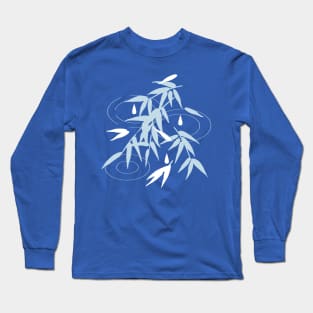 Water Drops From Bamboo Leaves Ver2 Long Sleeve T-Shirt